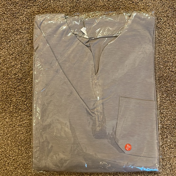 Unisex Grey, Purple, Blue, and White XL short sleeve shirts in package $15 Total - Picture 2 of 5